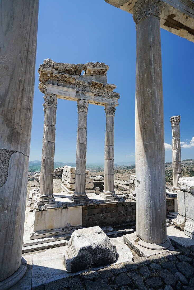 Pergamon Trajaneum. Ancient Greece. Asia Minor. Turkey