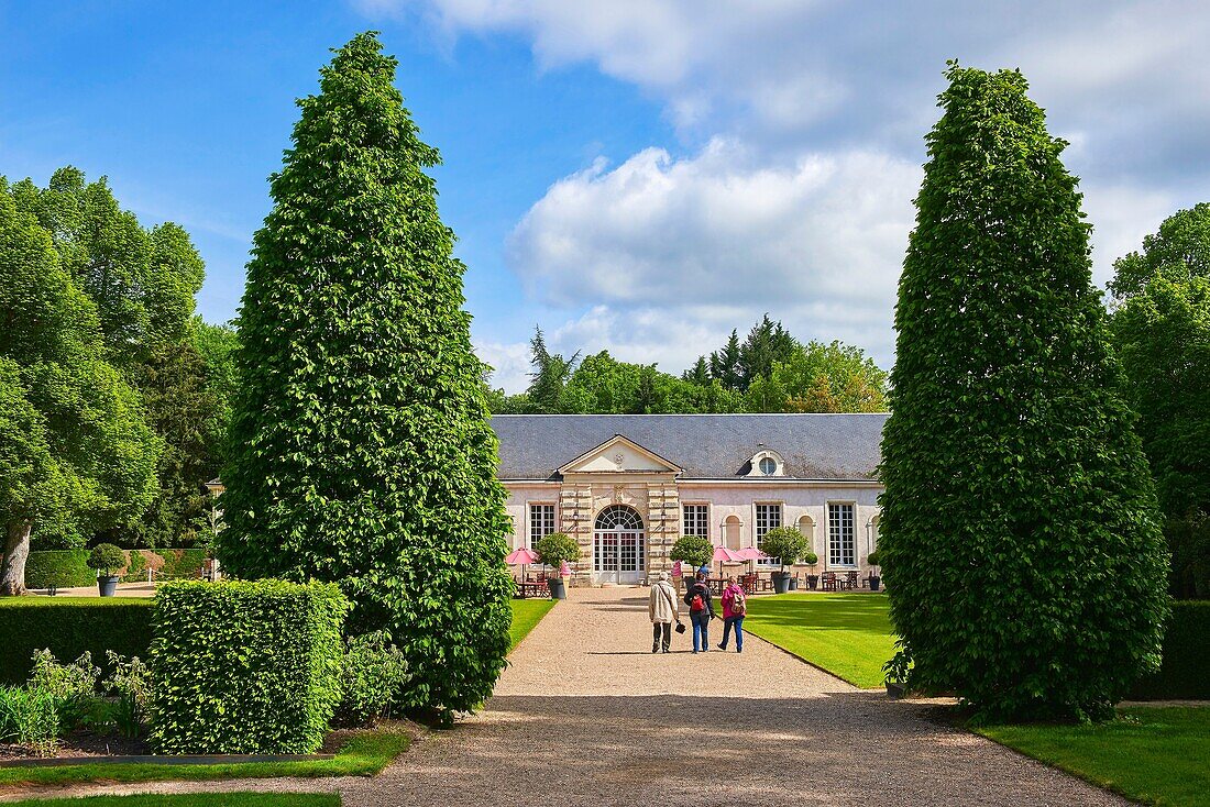 Cheverny, Schloss und Gärten, Château de Cheverny, Schloss Cheverny, Loire et Cher, Pays de la Loire, Loire-Tal, UNESCO-Weltkulturerbe, Frankreich.