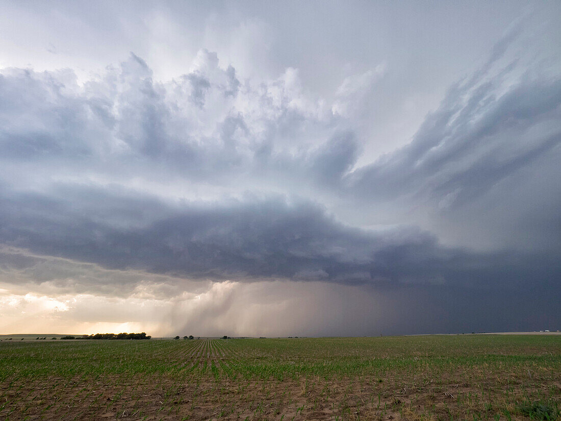Super Cell Storm Over Kansas.