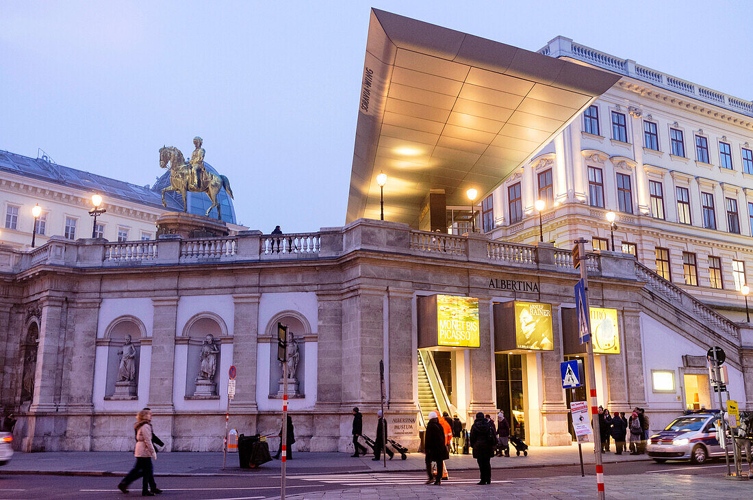 Albertina museum in Vienna, Austria.