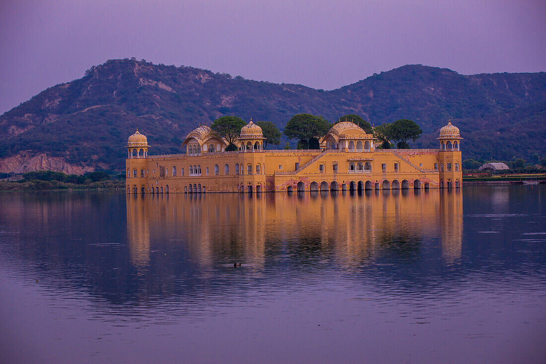 Jal Mahal Floating Lake Palace, Jaipur, Rajasthan, Indien, Asien