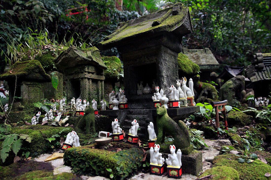 Shinto-Schrein in den Kamakura-Hügeln, Honshu, Japan, Asien