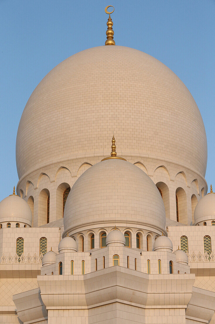 Scheich Zayed Grand Mosque, Abu Dhabi, Vereinigte Arabische Emirate, Mittlerer Osten