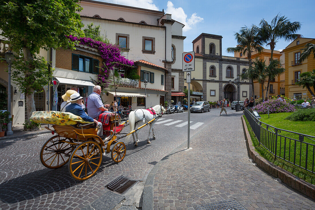 Piazza Sant Antonino, Sorrent, Kampanien, Italien, Europa