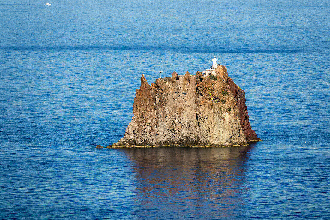 Strombolicchio off Stromboli Island, Aeolian Islands, Lipari Islands, Tyrrhenian Sea, Mediterranean Sea, Italy, Europe