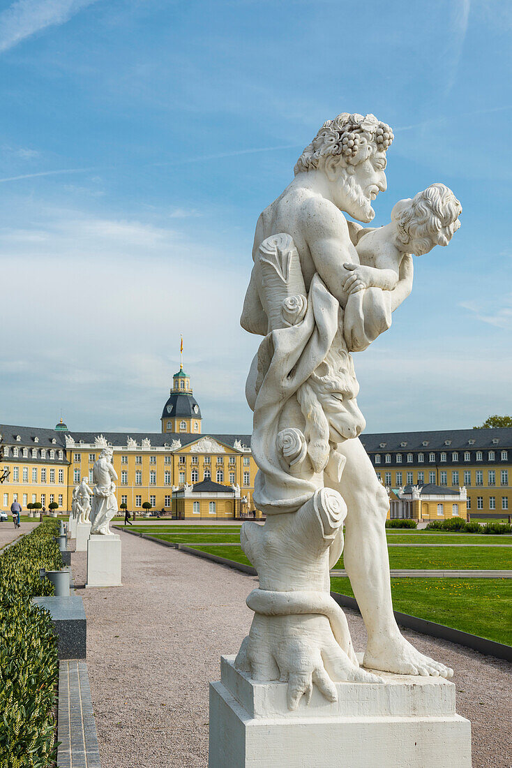 Badisches Landesmuseum, Karlsruhe Castle, 18th-century palace and museum of regional history and culture, Karlsruhe, Baden-Württemberg, Germany