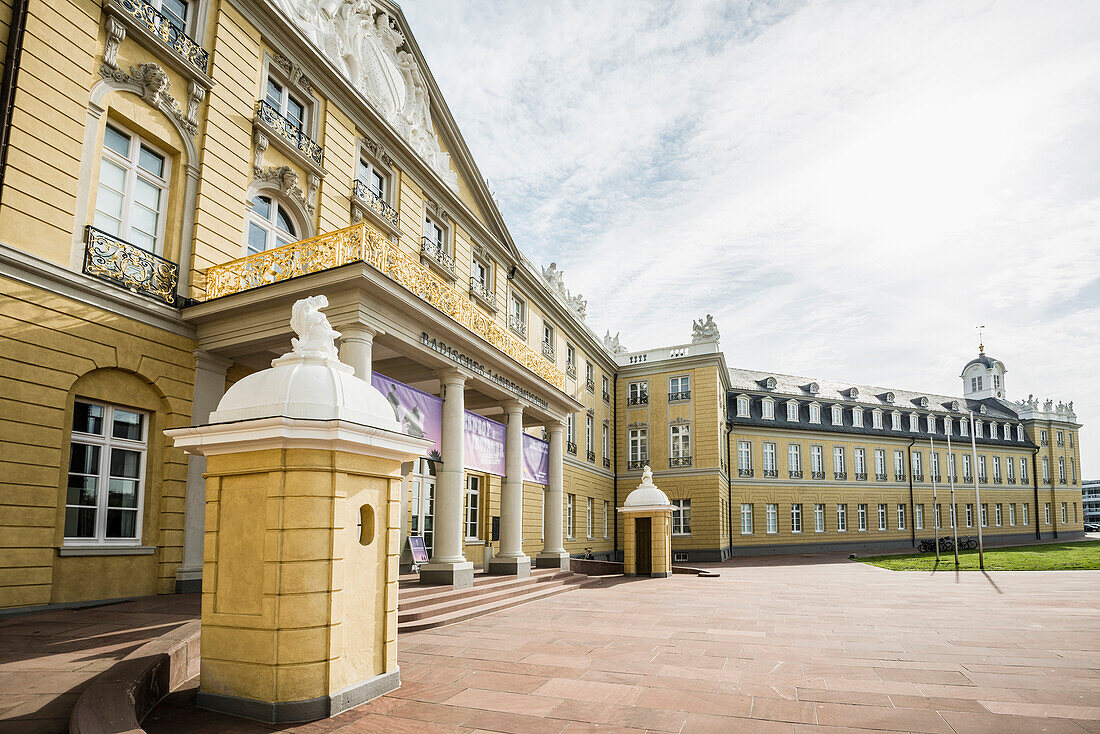 Badisches Landesmuseum, Karlsruhe Castle, 18th-century palace and museum of regional history and culture, Karlsruhe, Baden-Württemberg, Germany