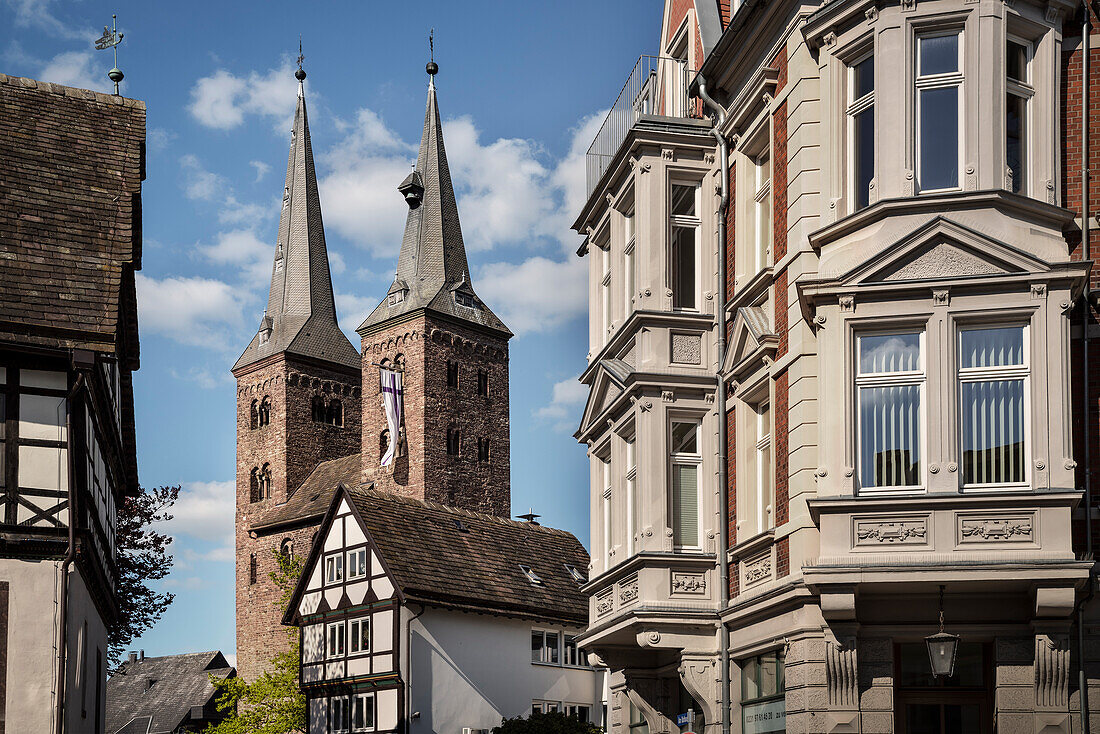 the protestant church of Sankt Kiliani, Hoexter, North Rhine-Westphalia, Germany
