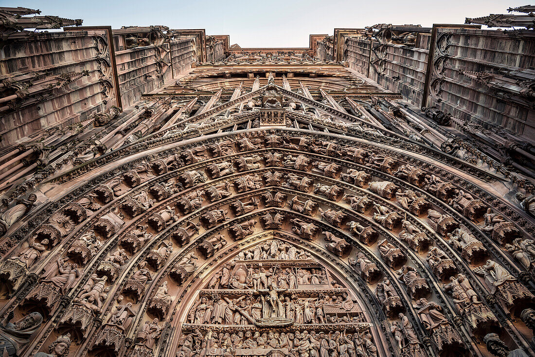 portal of Strasbourg cathedral, Strasbourg, Alsace, France