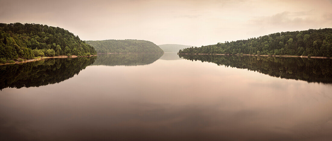 Wendefurth Reservoir, Harz National Park, Saxony-Anhalt, Germany