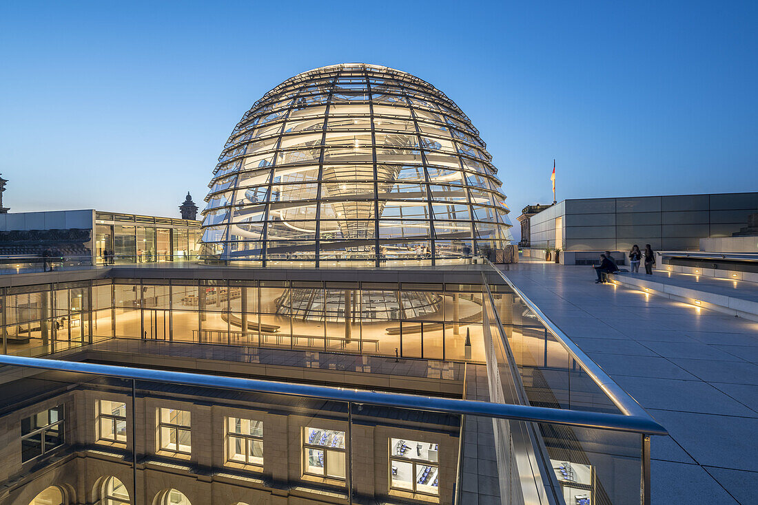 Norman Foster's Kuppel des Reichstagsgebäudes, Berlin, Deutschland