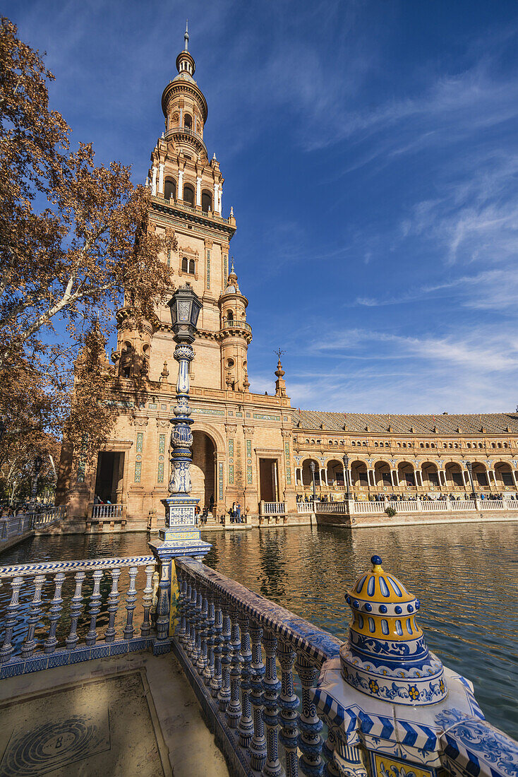 Placa de Espana, spanischer Platz, Sevilla, Andalusien Spanien