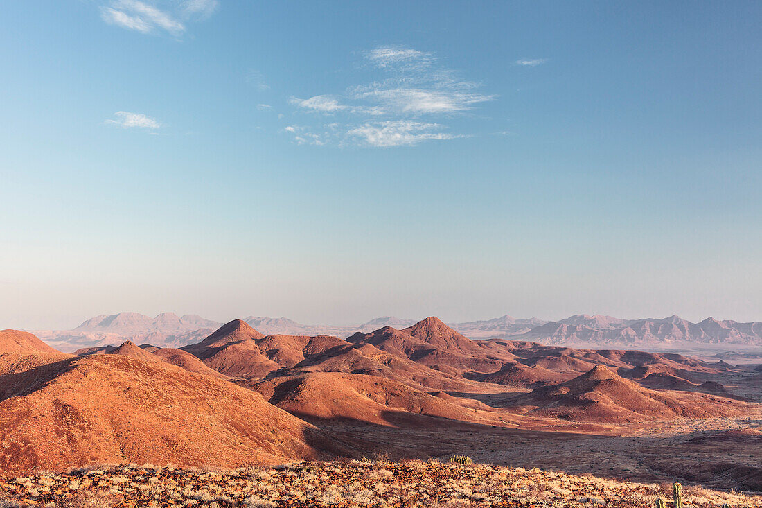View from the Krone Canyon towards the south, Damaraland, Kunene, Namibia