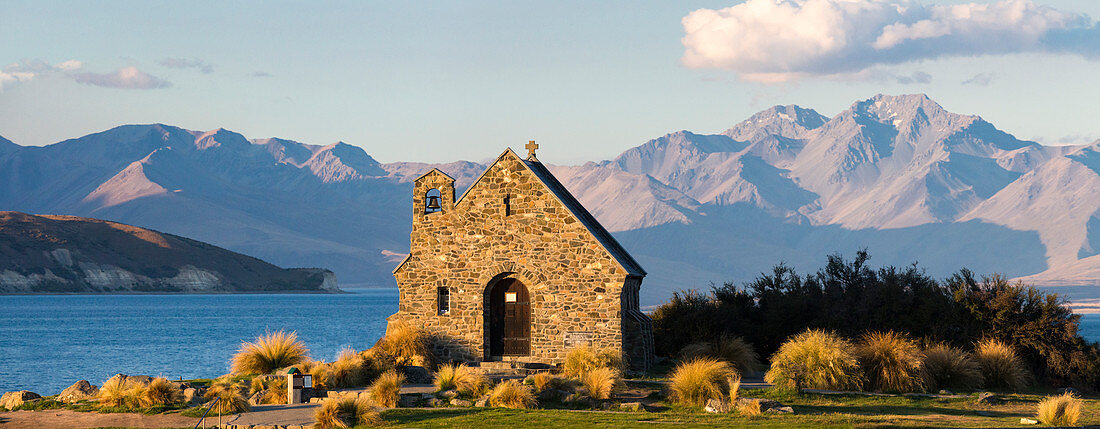 Church of the Good Shepherd, Lake Tekapo, Canterbury, Südinsel, Neuseeland, Ozeanien