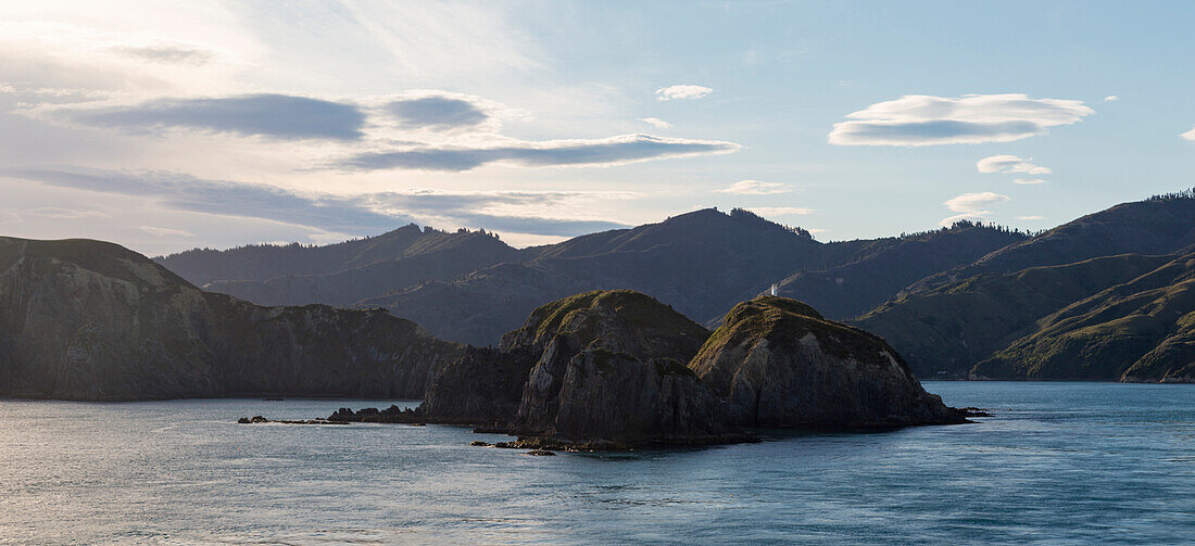 Marlborough Sound, Cook Straße, Südinsel, Neuseeland, Ozeanien