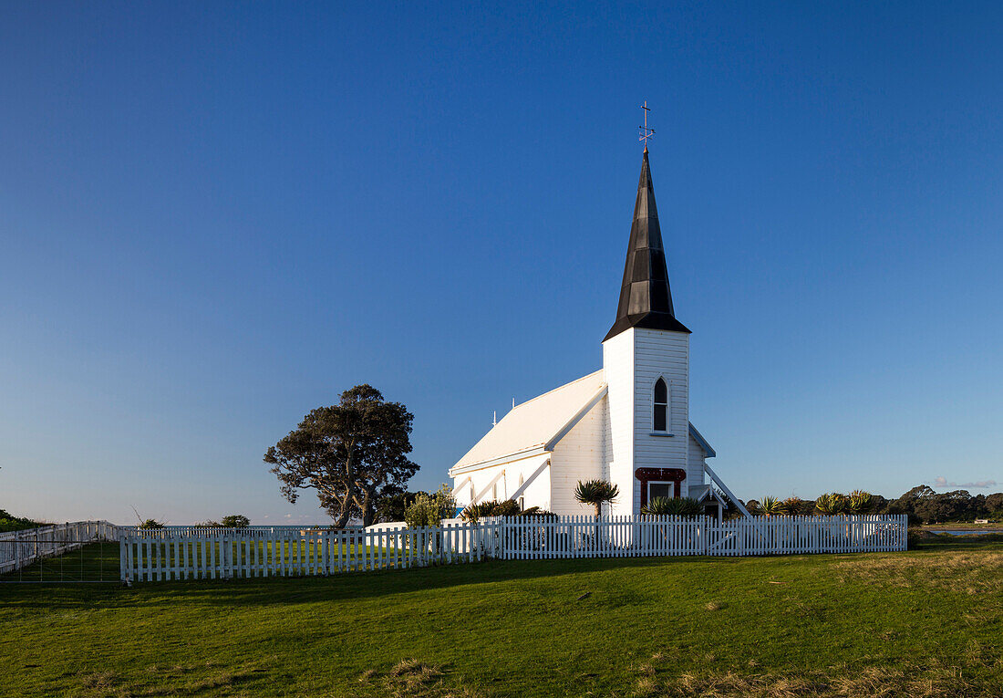 Kirche, Waihau Bay, Bay of Plenty, Ost Kap, Nordinsel, Neuseeland, Ozeanien
