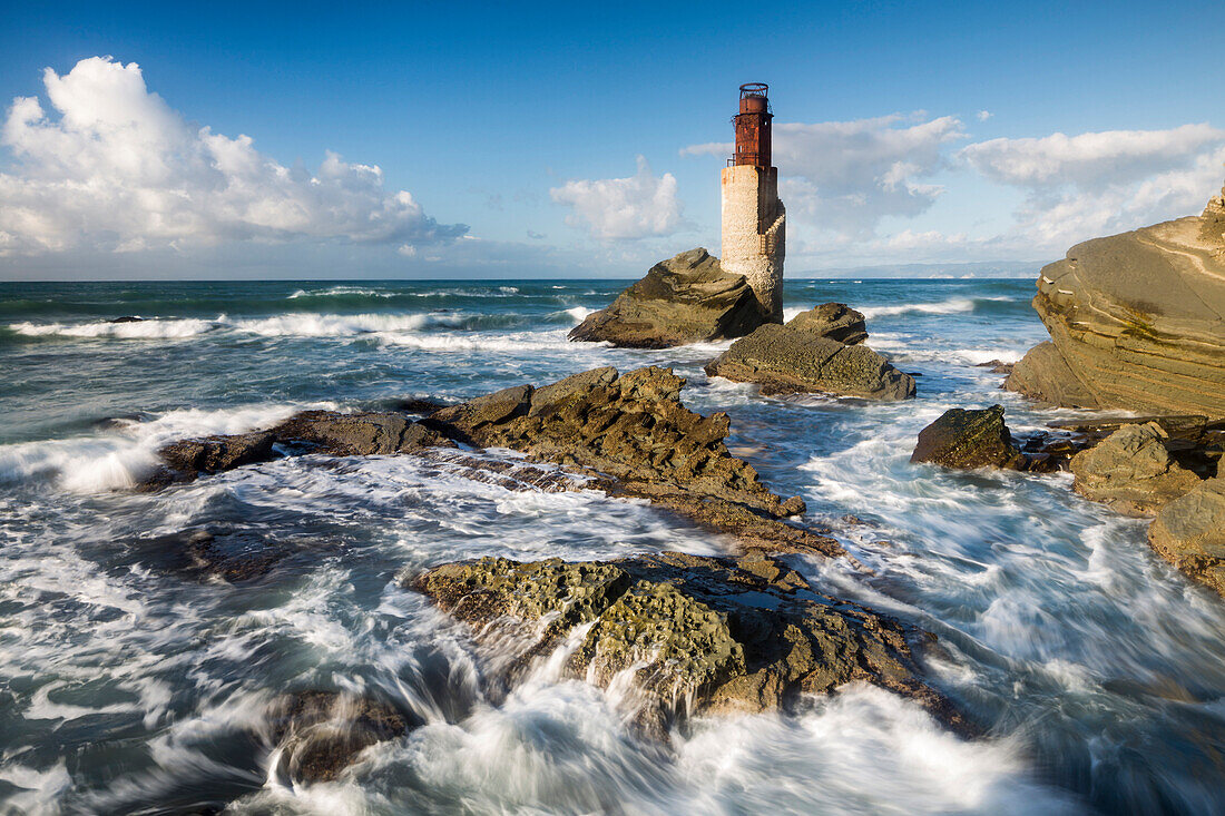 Tuahine Leuchtturm, Wainui, Gisborne, Nordinsel, Neuseeland, Ozeanien