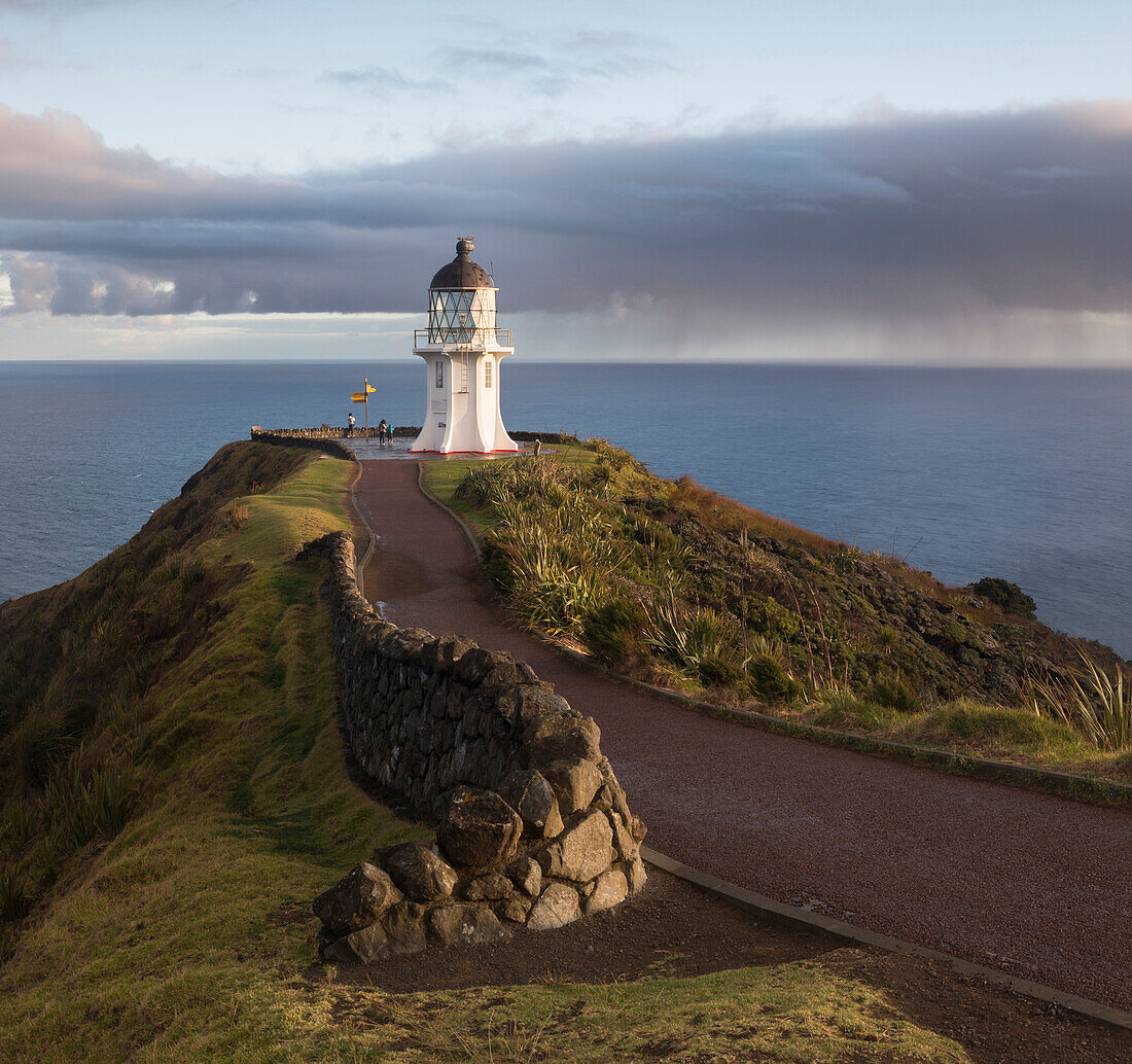 Lighthouse, Cape Reinga, Aupouri Peninsula, North Island, New Zealand, Oceania