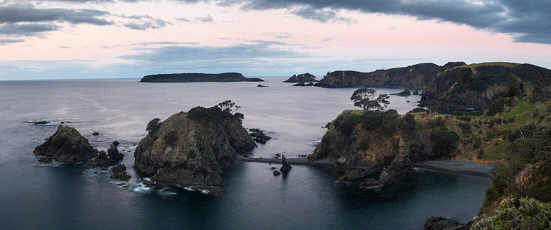 Coastal landscape, North Island, New Zealand, Oceania