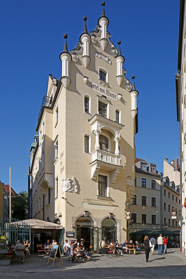 Hotel am Markt, Heilig-Geist-Straße 6, Viktualienmarkt, München, Oberbayern, Bayern, Deutschland