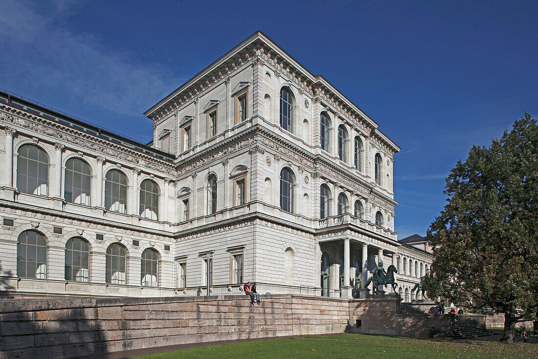 Art academy, Akademiesstrasse, Maxvorstadt, Munich, Upper Bavaria, Bavaria, Germany