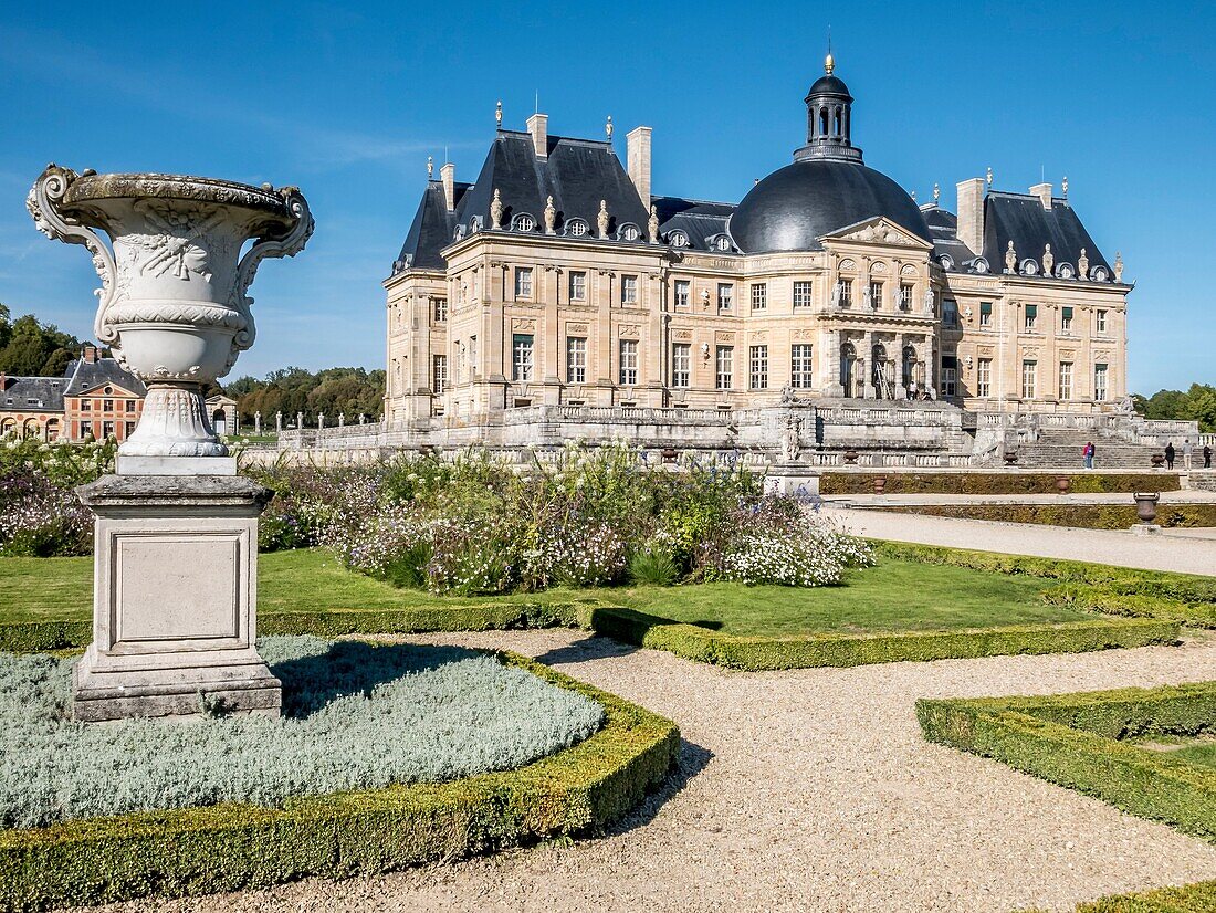 Vaux-le-Vicomte's castle, Maincy, Seine et Marne, France.