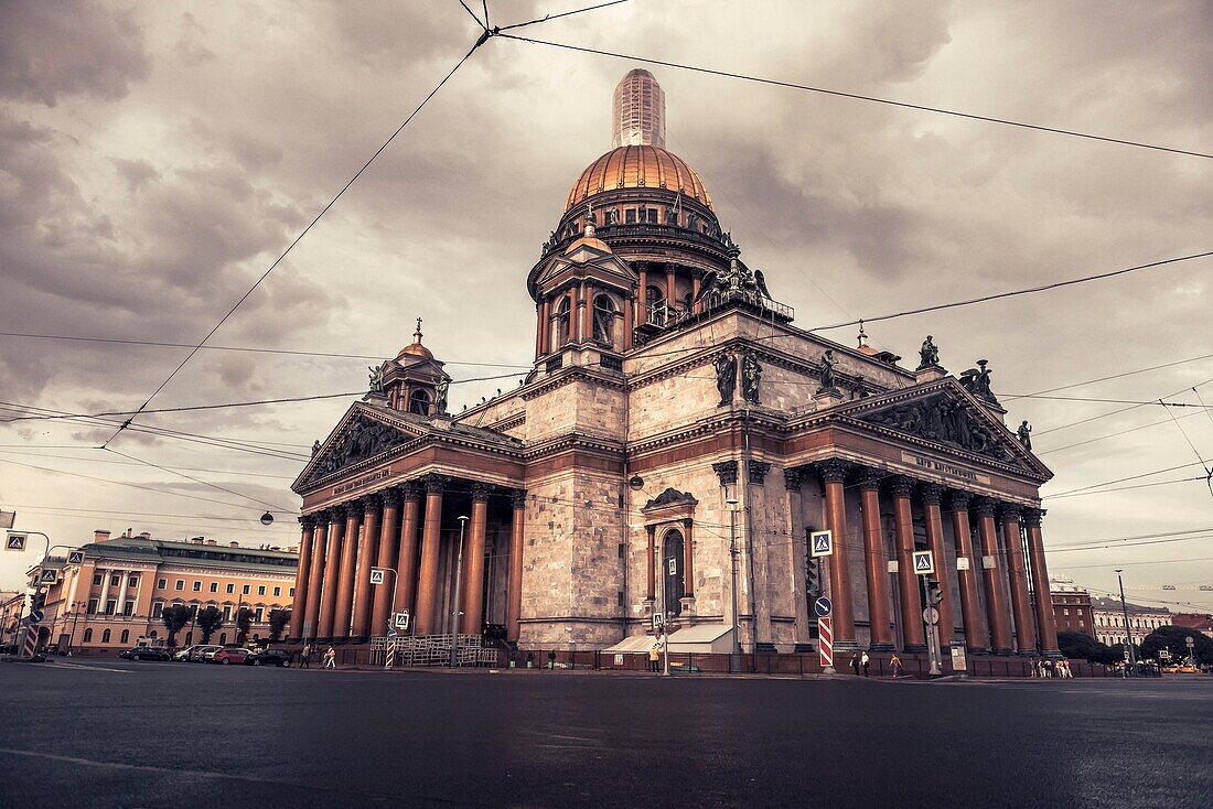 St Isaac cathedral in Saint Petersburg (Russia).