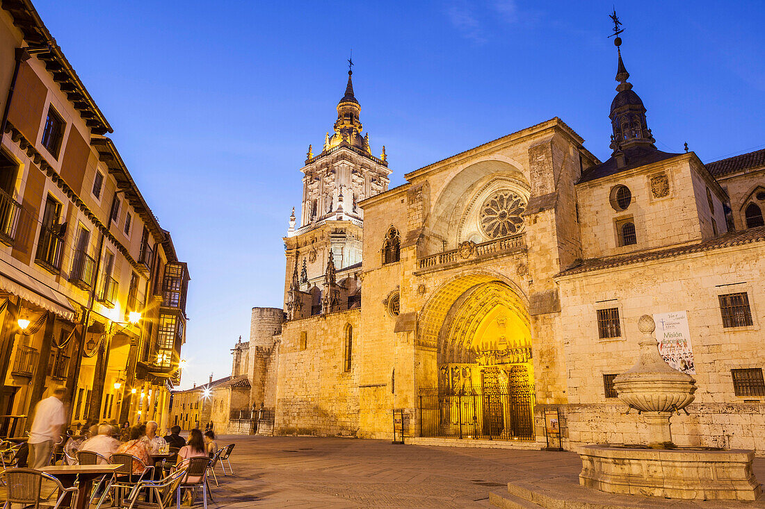 Cathedral of La Asuncion in El Burgo de Osma village, Soria, Spain.