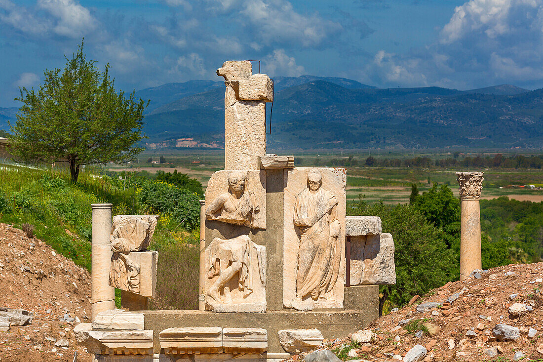 Ruins of ancient Ephesus, Selcuk, Izmir Province, Turkey.