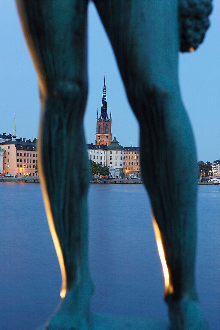 View of Gamla Stan (Old city) in Stockholm, Sweden.