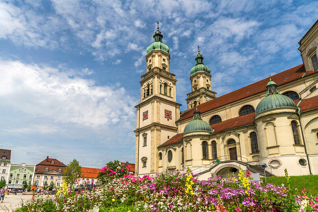 Church St. Lorenz Basilica, Kempten, Allgäu, Bavaria, Germany.