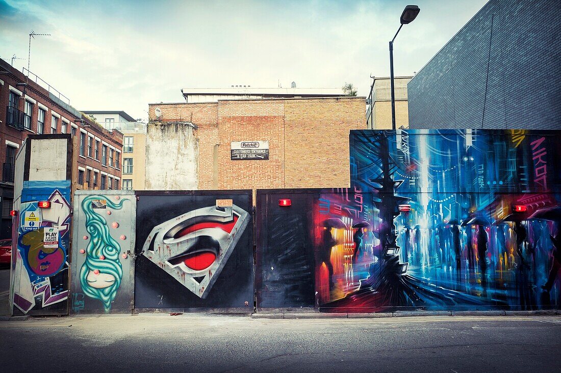 Graffiti, East End, London, England