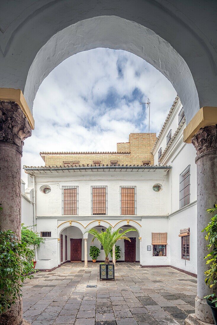 Inner yard of Santa Isabel convent (16th century), Seville, Spain.