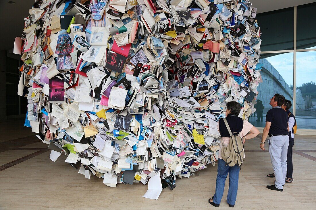 Singularidade, 2011, von Alicia Martín, Cidade da Cultura de Galicia, Stadt der Kultur von Galicien, Santiago de Compostela, Provinz A Coruña, Galicien, Spanien.