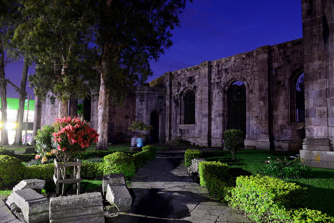 at the ruins of the cathedral, Cartago, Costa Rica