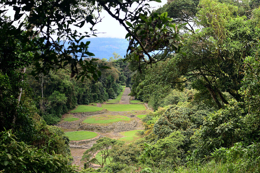 an den Ausgrabungen von Guayabo bei Turrialba im Zentrum, Costa Rica