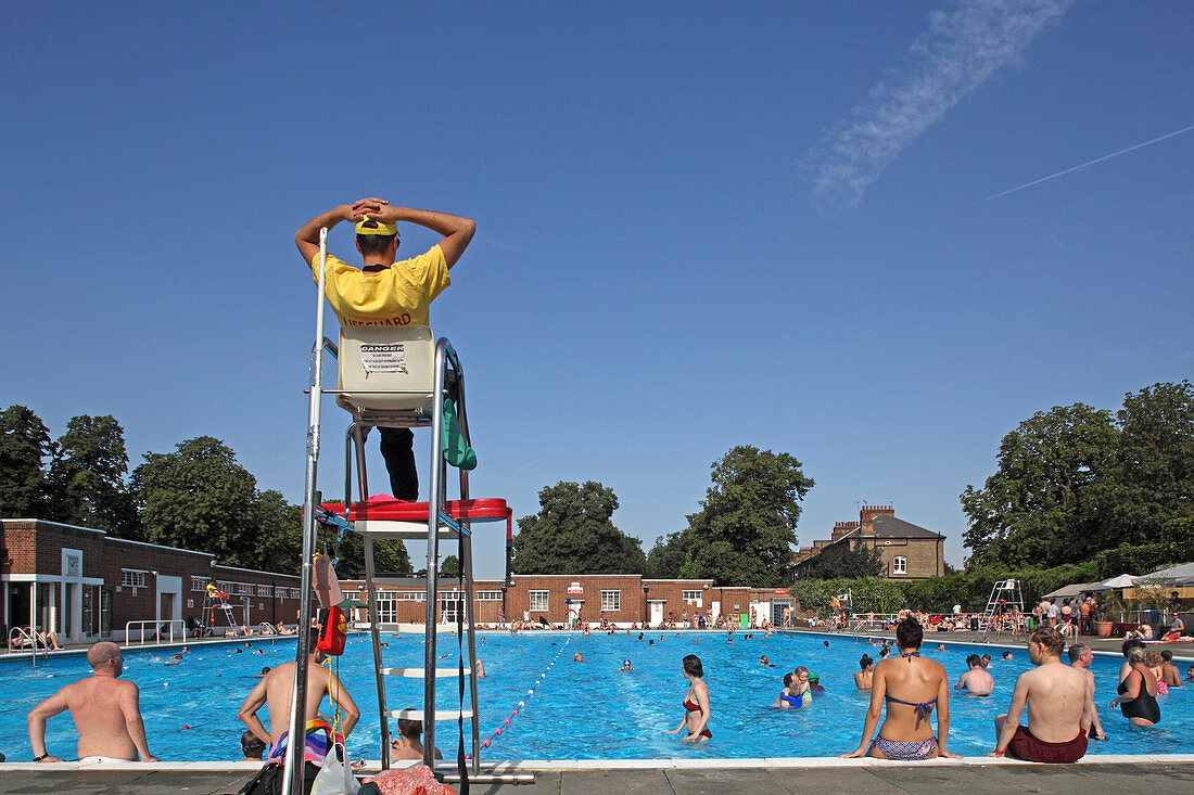 Brockwell Lido, Herne Hill, London, Great Britain