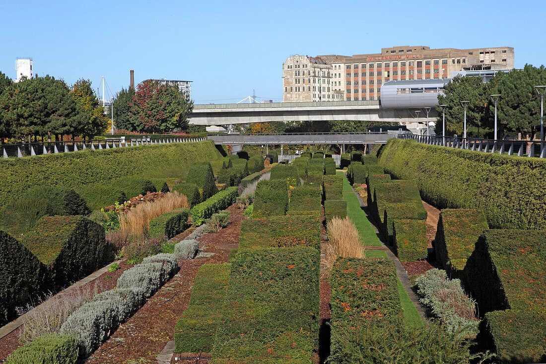 Thames Barrier Park, Docklands, London, England