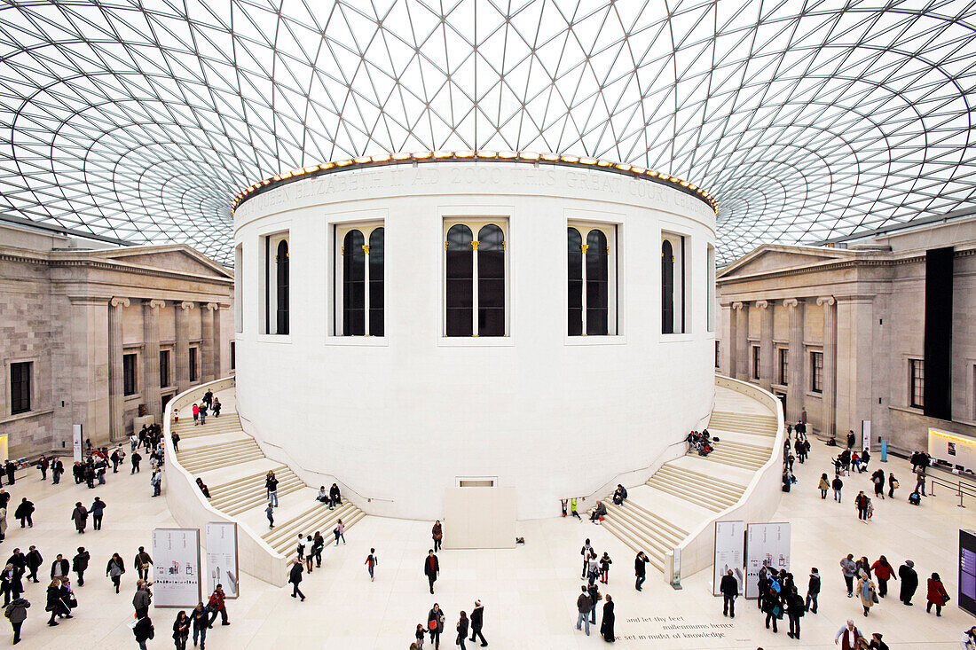 Courtyard, British Museum, Horborn, London, Great Britain