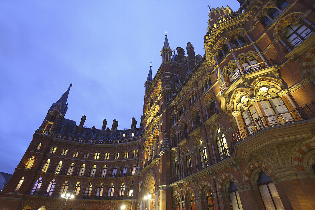 St. Pancras Renaissance Hotel in King's Cross St. Pancras station, London, , Great Britain