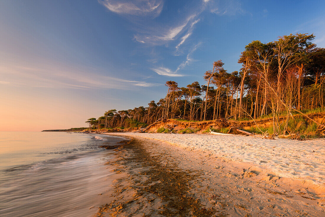 Summer, Beach, West Beach, Sunset, Baltic Sea, Mecklenburg, Germany, Europe