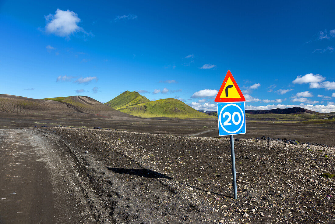 Road, Curves, Lowlands, Highlands, Iceland, Europe