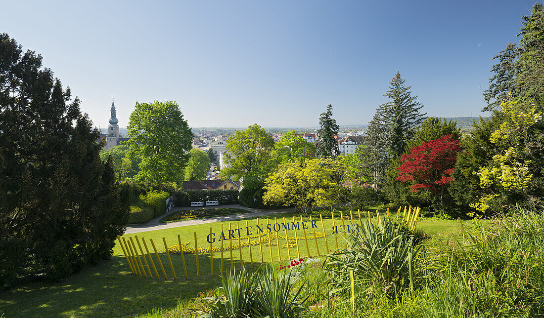 Kurpark, Baden near Vienna, industrial district, Lower Austria, Austria