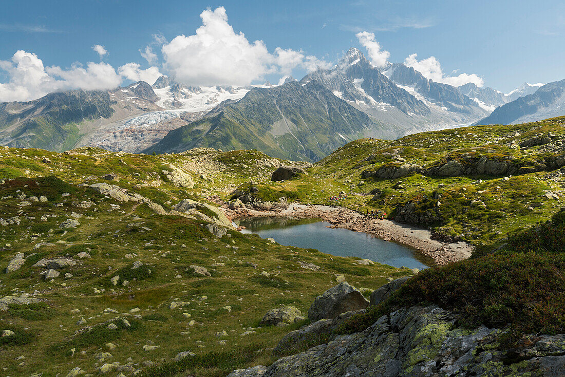 Lacs des Cheserys, Aiguille du Chardonnet, Haute-Savoie, France