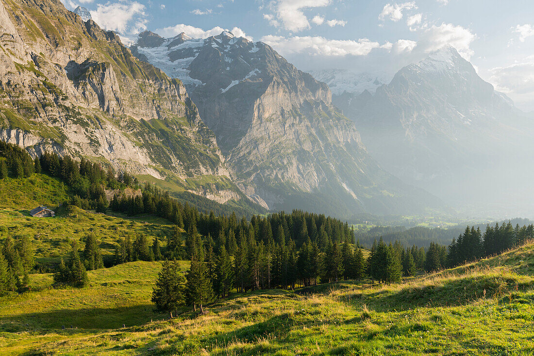 Eiger Nordwand, Mättenberg, Große Scheidegg, Grindelwald, Berner Oberland, Schweiz