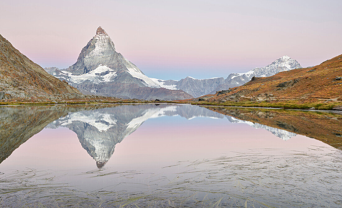 Riffelsee, Gornergrat, Matterhorn, Zermatt, Wallis, Schweiz