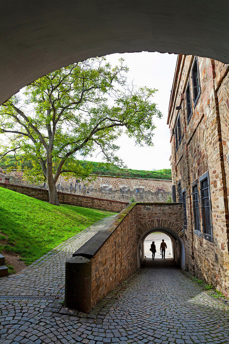 Fortress Ehrenbreitstein in Koblenz. Rhineland-Palatinate, Germany.