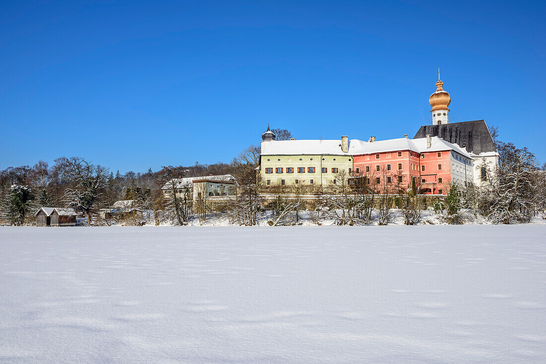 Castle of Hoeglwoerth, Upper Bavaria, Bavaria, Germany