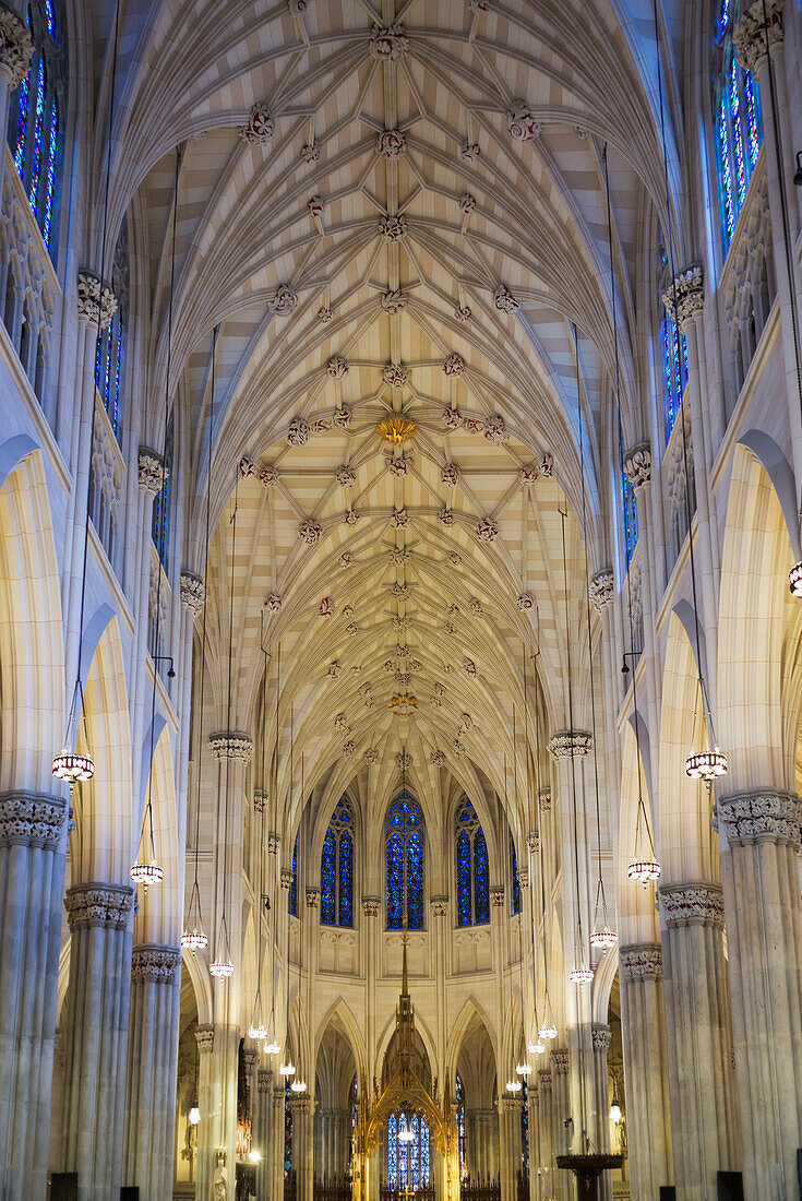'Interior of Saint Patrick's Cathedral; New York City, New York, United States of America'