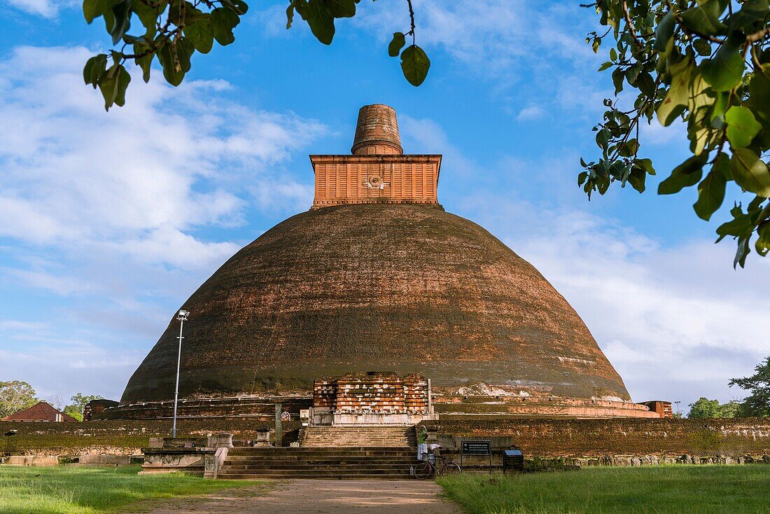 Jetavanaramaya Stupa, Sakrale Stadt Anuradhapura, Nord-Zentral-Provinz, Sri Lanka, Asien.